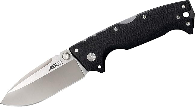 Cold Steel Demko AD10 Folder, 3.5-Inch Blade, G-10 Handle, 4-Inch