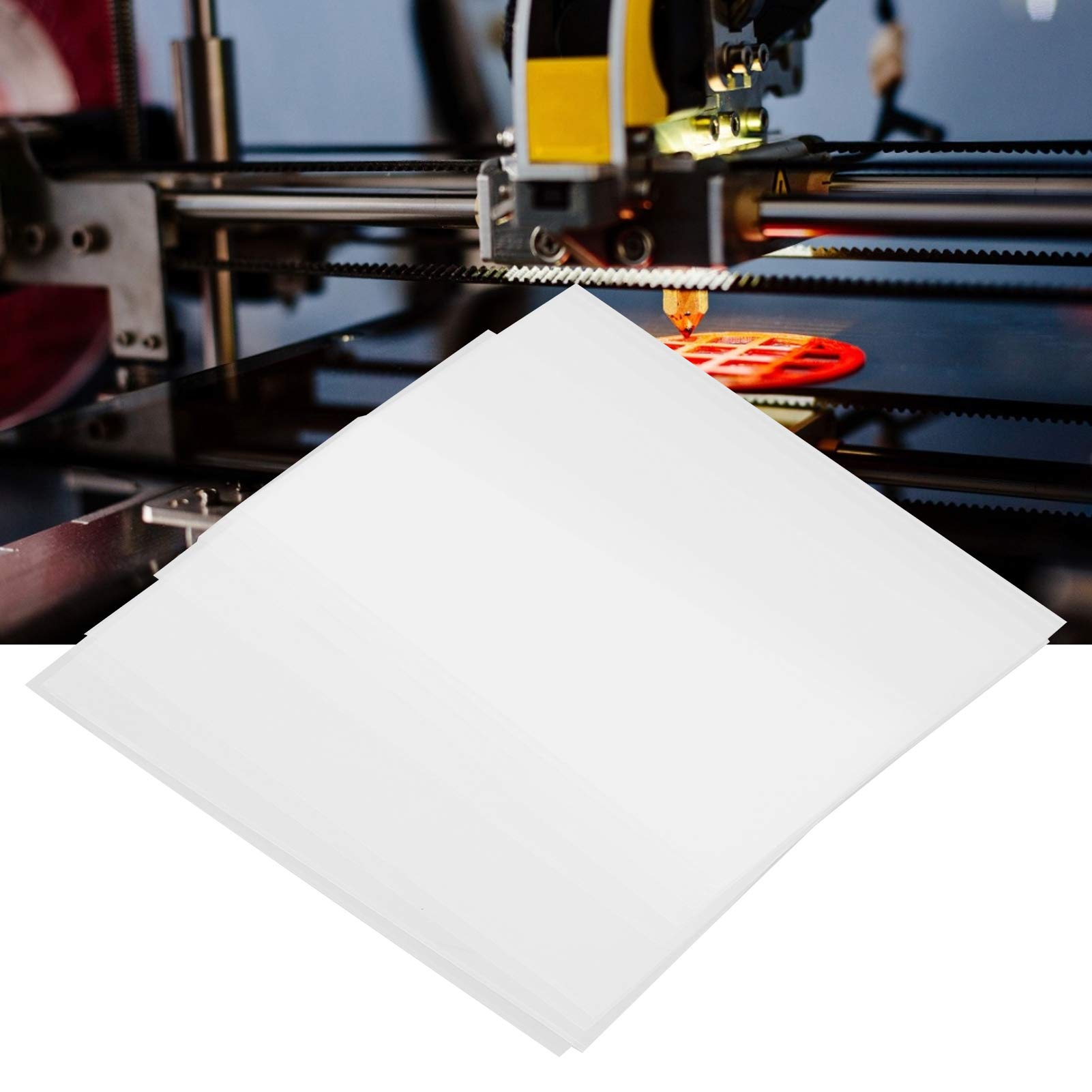 10 films de décollement de rechange pour imprimante 3D à durcissement par lumière, film FEP de 280 x 200 x 0,15 mm avec une transmission UV élevée de 92%, démoulage lisse pour l'i