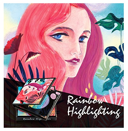 Axcv5 Highlighter Palette Face Contouring kit (Rainbow Highlights #02)