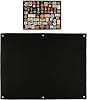 Patches Klett Wand 85 x 70 cm Kletttafel Patches Wand Klettfläche Klettmatte Wand Klettwand Organizer Display Tafel mit Ösen Taktisch Militär Klett Patch Board Faltbar für Aufklebern Abzeichen