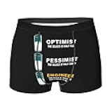Funny Engineers Boxer Brief for Men Boys, Ultra Soft, Breathable Underwear