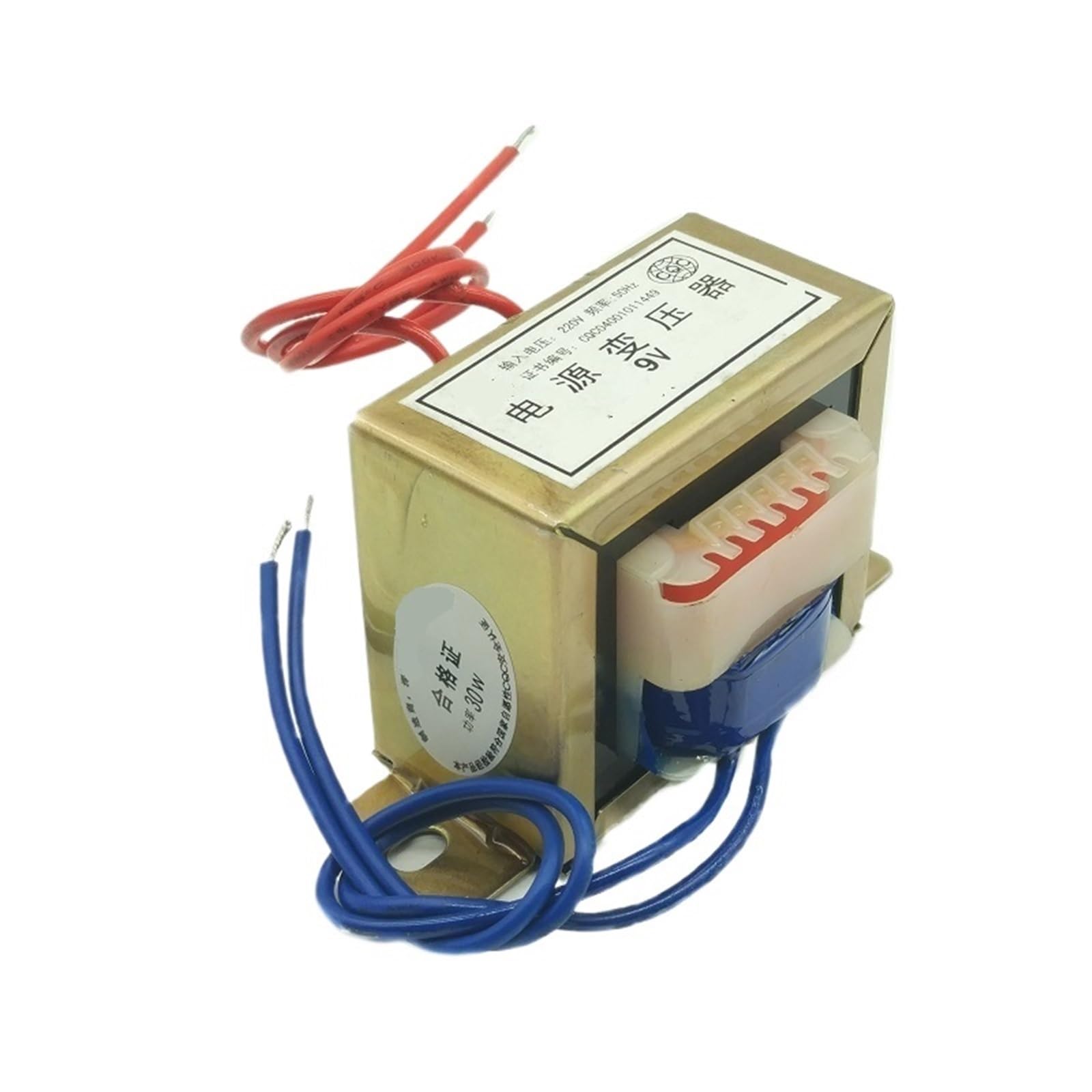 AC 220 V/50 Hz EI66 * 32 transformator 220 V do 9 V 30 W Db-30va 3,3 a (wyjście pojedyncze) / 3 A 1 szt