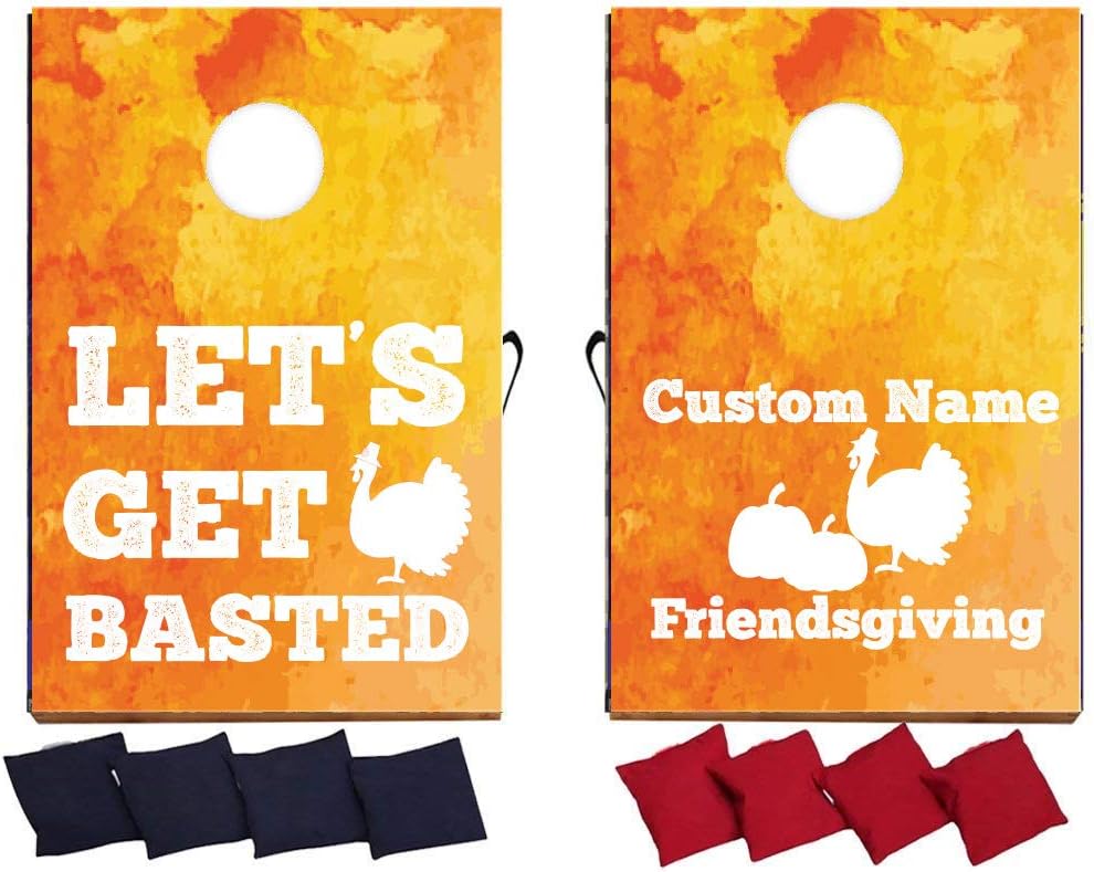 VictoryStore Thanksgiving Bag Toss Game Thanksgiving Cornhole Includes Bags