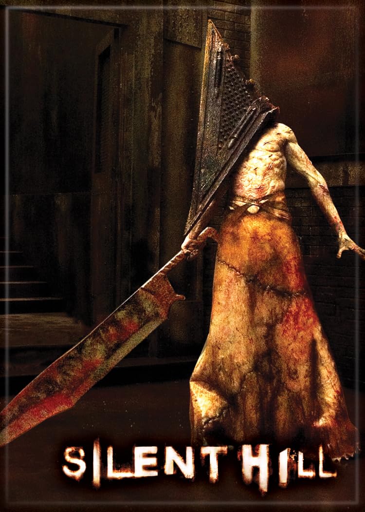 Ata-Boy Silent Hill Pyramid Head with Sword 2.5 Inch x 3.5 Inch Magnet for Refrigerators and Lockers