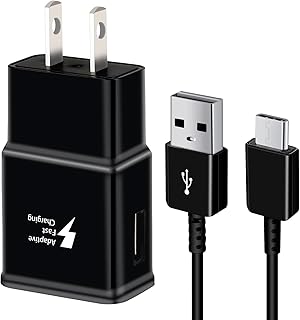 Type C Charger, Adaptive Fast Wall Charger Charging Block Android Phone Tablet Chargers with USB Type C Cable Compatible with Samsung Galaxy S21/S10 /S20 / S10e / S9 /S8 / Plus/Edge/Active/Note 8/9/10