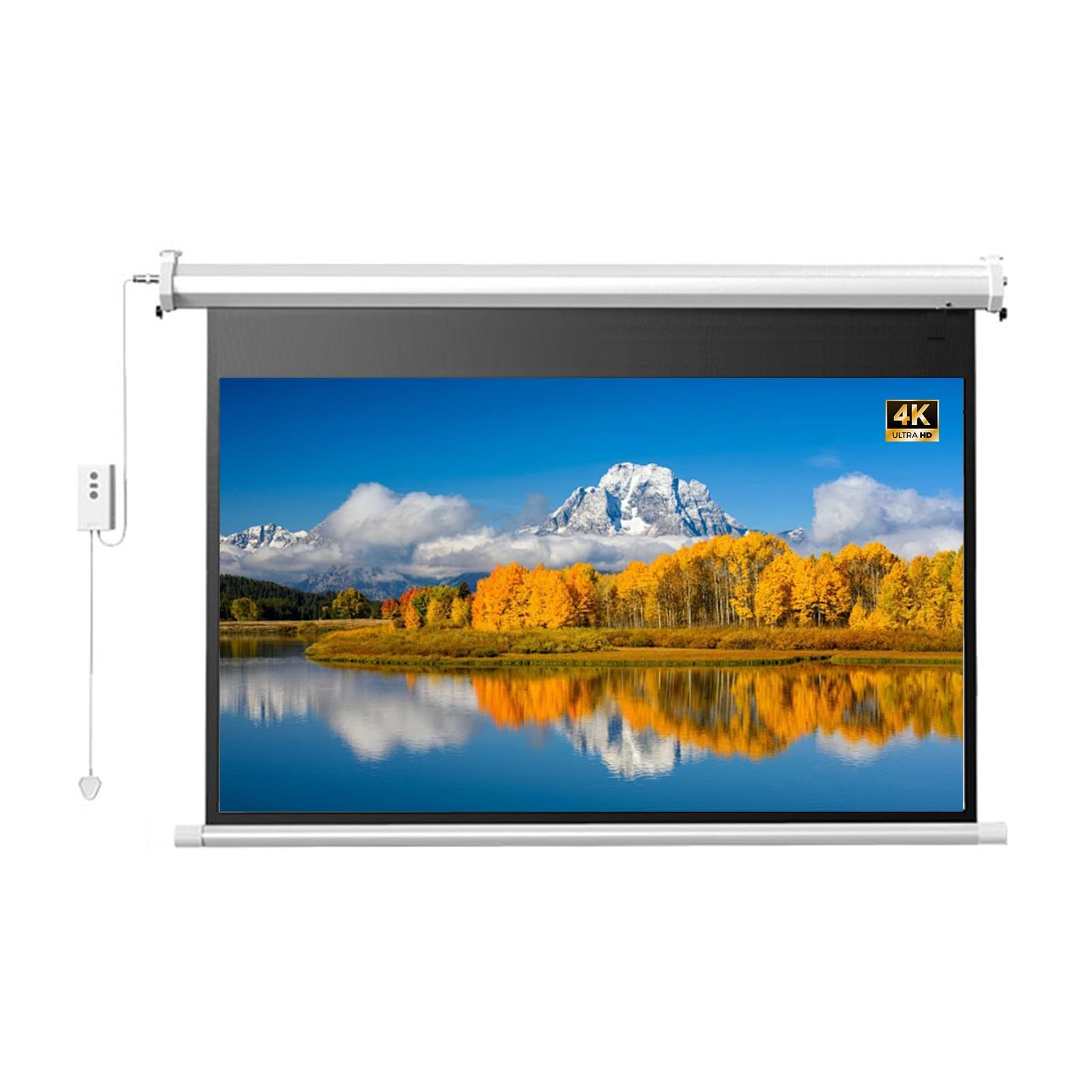 Amazon.co.jp: 60 72 84 インチ 電動プロジェクタースクリーン 天吊り