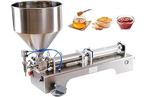 Pneumatic Hopper Filling Machine for Liquids and Creams (200-2000ml, 110V)