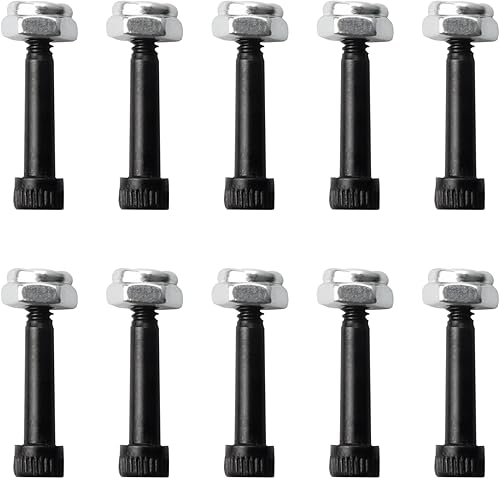 Miniatura 8 de Juego de 2 tuercas y pernos de repuesto para eje de motor de barrena 74072, apto para Traeger, Pit Boss, Z-Grills, Rec Tec y la mayoría de las