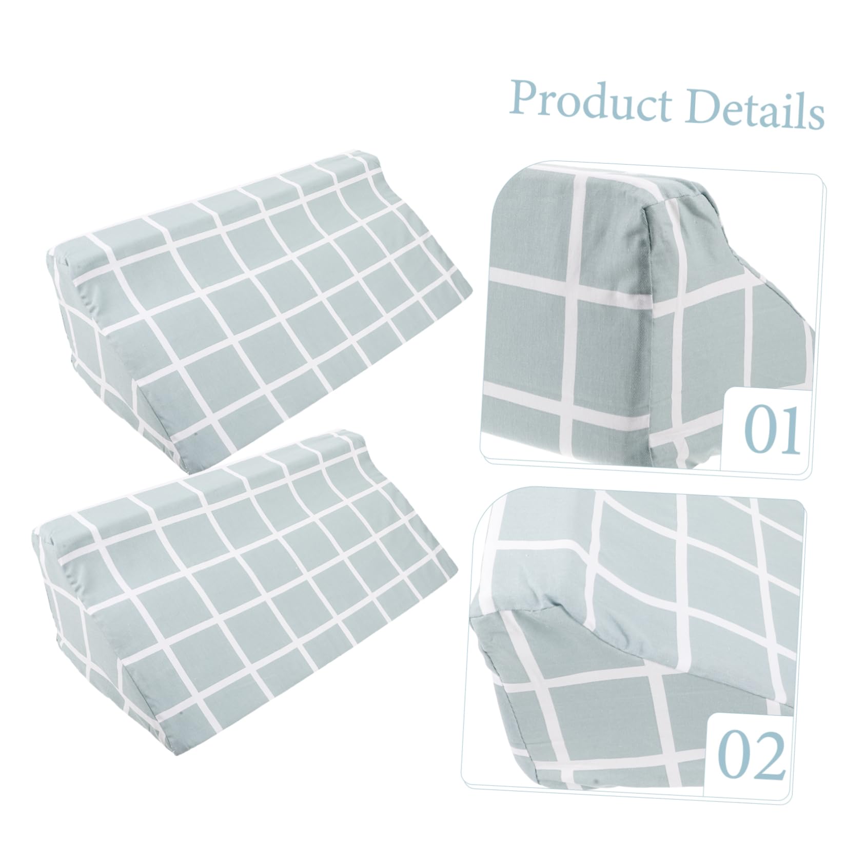 Ipetboom Cuña Pacientes de Espuma para Personas y en Alta Densidad para Multifuncional Almohada Triangular Cama Descanso Mayores en Reposo