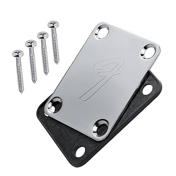 キタキツネ　プレート Amazon | 4ボルトギターネックプレートネックプレートネジ付き