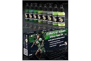 Scale 75 Scale Color Green Paint Set: Vibrant Hues for Nature's Canvas