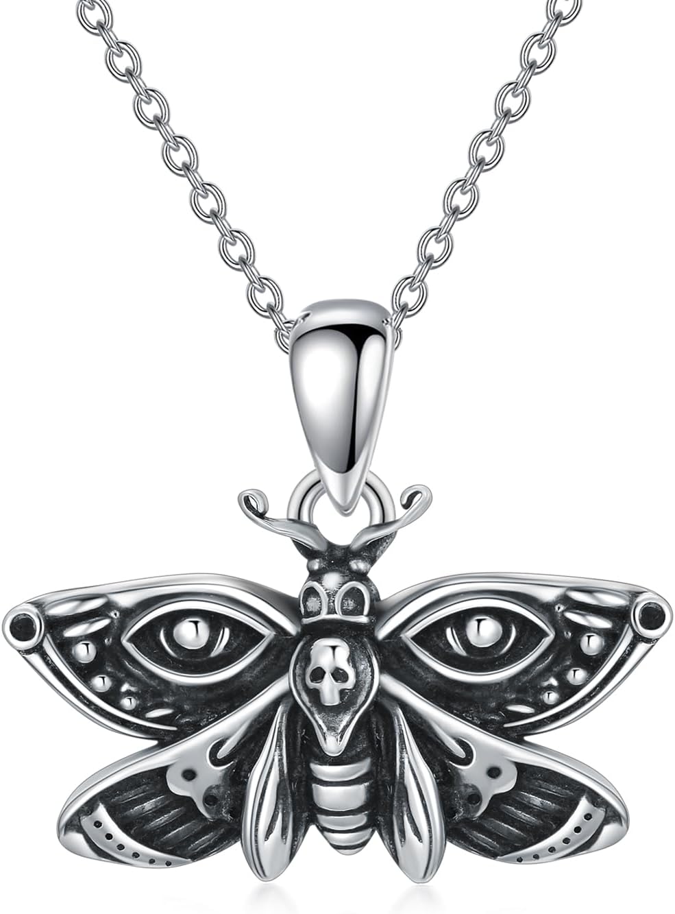 Sterling Silver Penguins/Dolphin/Butterfly/Hummingbird/Mountain/Dragonfly/BFF/Sloth/Skull/Pumpkin/Baptism Gifts Necklace Christmas Birthday Anniversary Jewelry Gift for Women