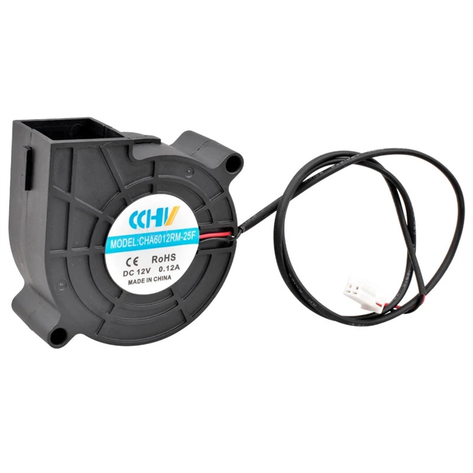 FCARUMIQP CHA6012RM-25F 6cm 6025 60mm Blower Fan 60x60x25mm DC12V 0.12A Centrifugal Cooling for humidifier Atomizer
