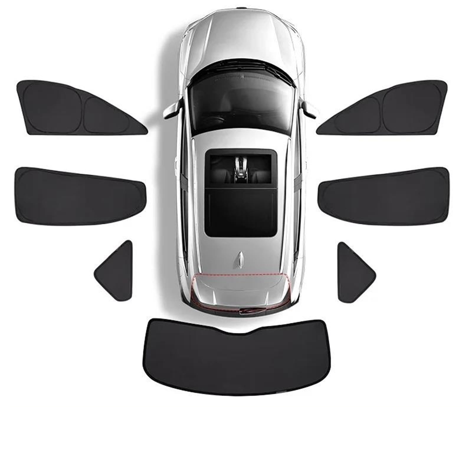 Para X4 Para G02 2018 2019 2020 2021 2022 2023 Cobertura Parasol Ventana Plegable Accesorios De Coche Parasol Coche Magnético(Rear Windows)
