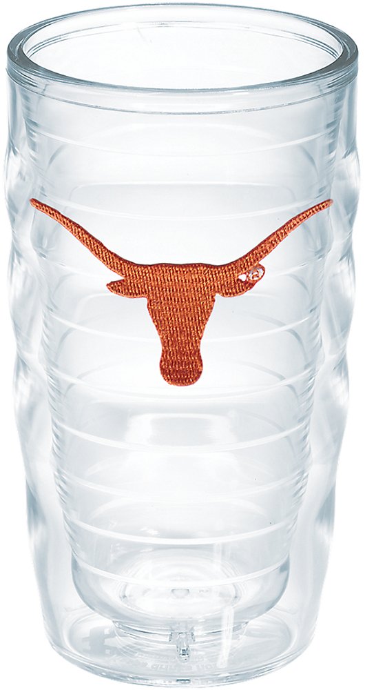 Tervis Made in USA Double Walled University of Texas Longhorns Insulated Tumbler Cup Keeps Drinks Cold & Hot, 10oz Wavy, Primary Logo