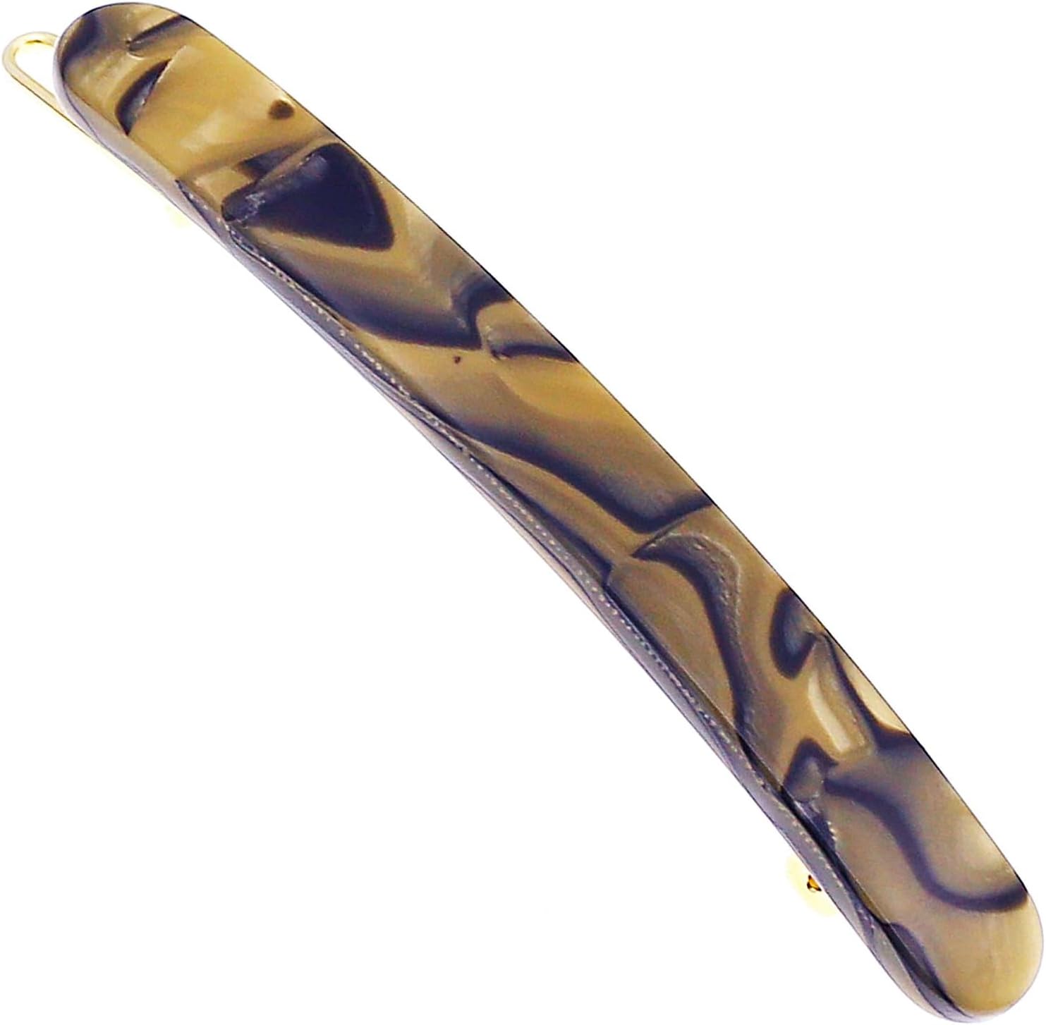 Camila Paris CP2990 French Hair Barrettes Clips for Women Handmade Small Girls Side Slide-in Barrette Clip, Hair Accessories for Women. Strong Hold No Slip Grip Fashion Durable Styling, Made in France