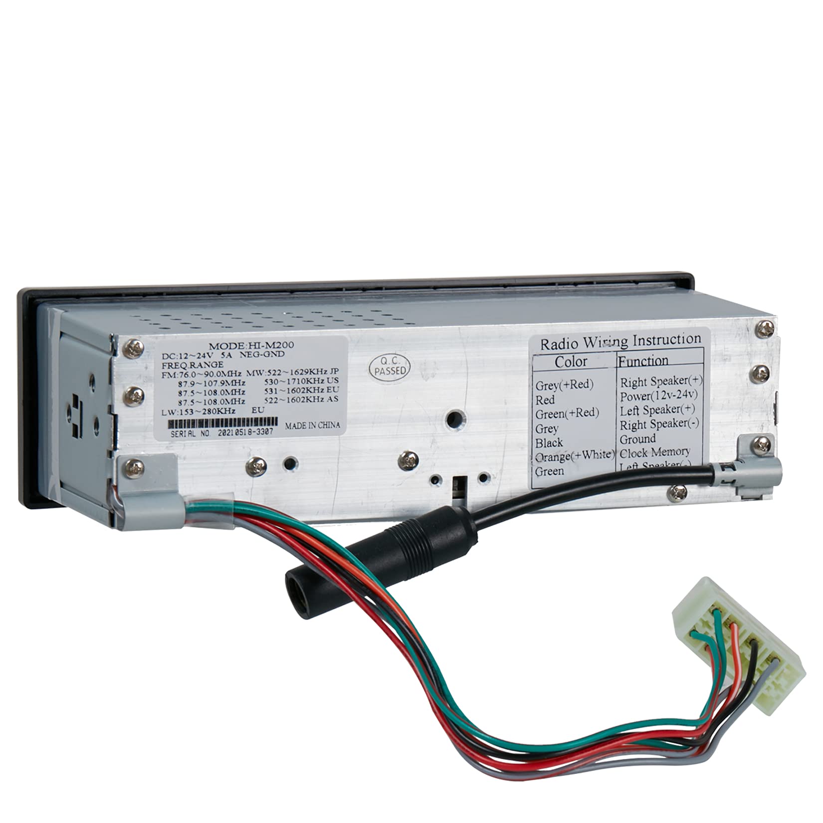 Autoradio 12V-24V Auto Stéréo Bluetooth 1 Din Lecteur Radio Pour - Foto 14