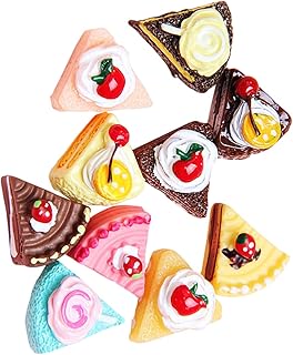 TEHAUX 20 Pçs Casa De Bonecas Capa Em Miniatura Acessórios Para Telefone Capa De Telefone Com Charme Mini Comida Bolo Falso Flatback Pingentes De Joias Contas De Telefone Pingentes De