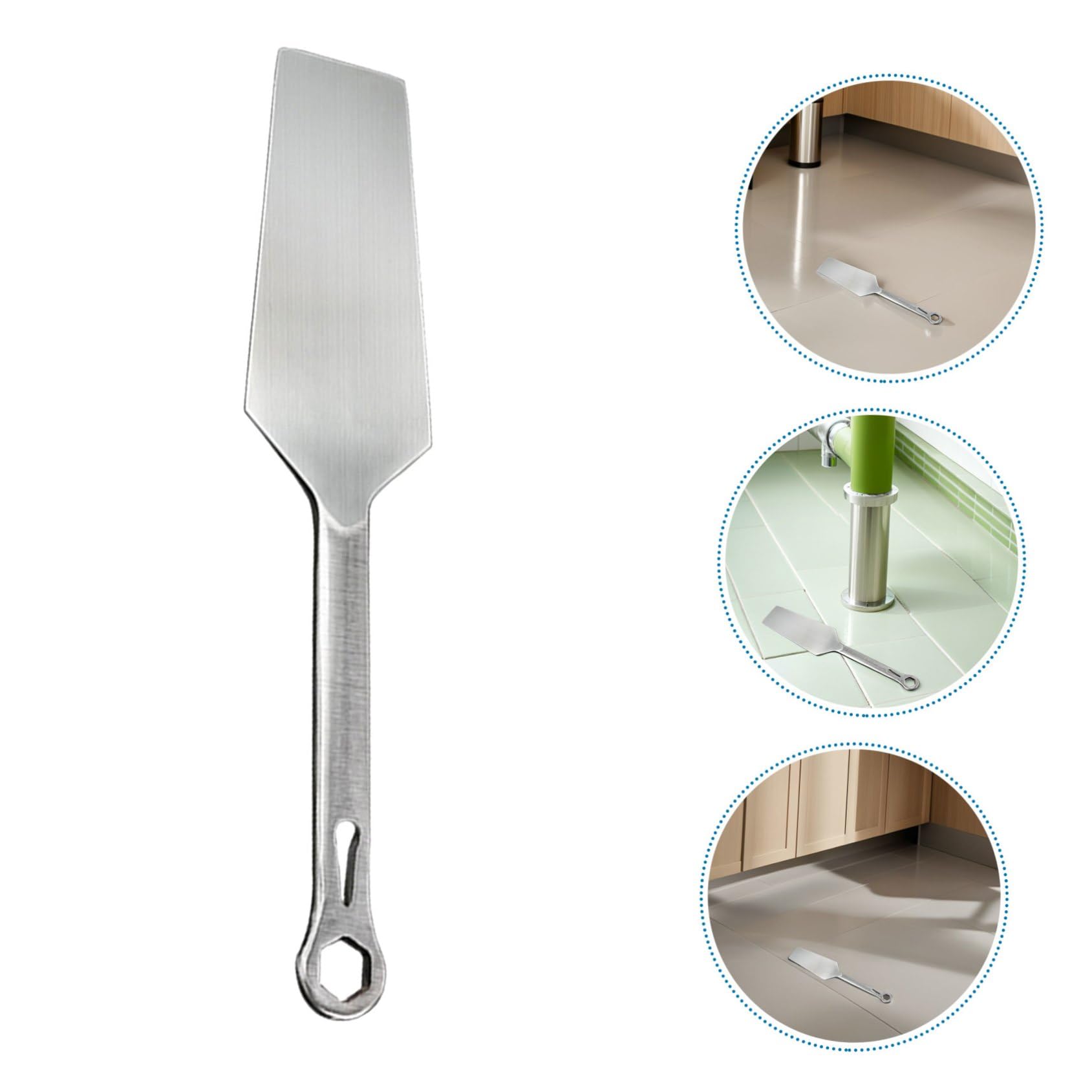 OSALADI Paleta De Albañilería De Acero Inoxidable Llana Para Azulejos Herramienta De Doble Cara Para Mortero Cemento Proyectos Artísticos Interiores y Exteriores
