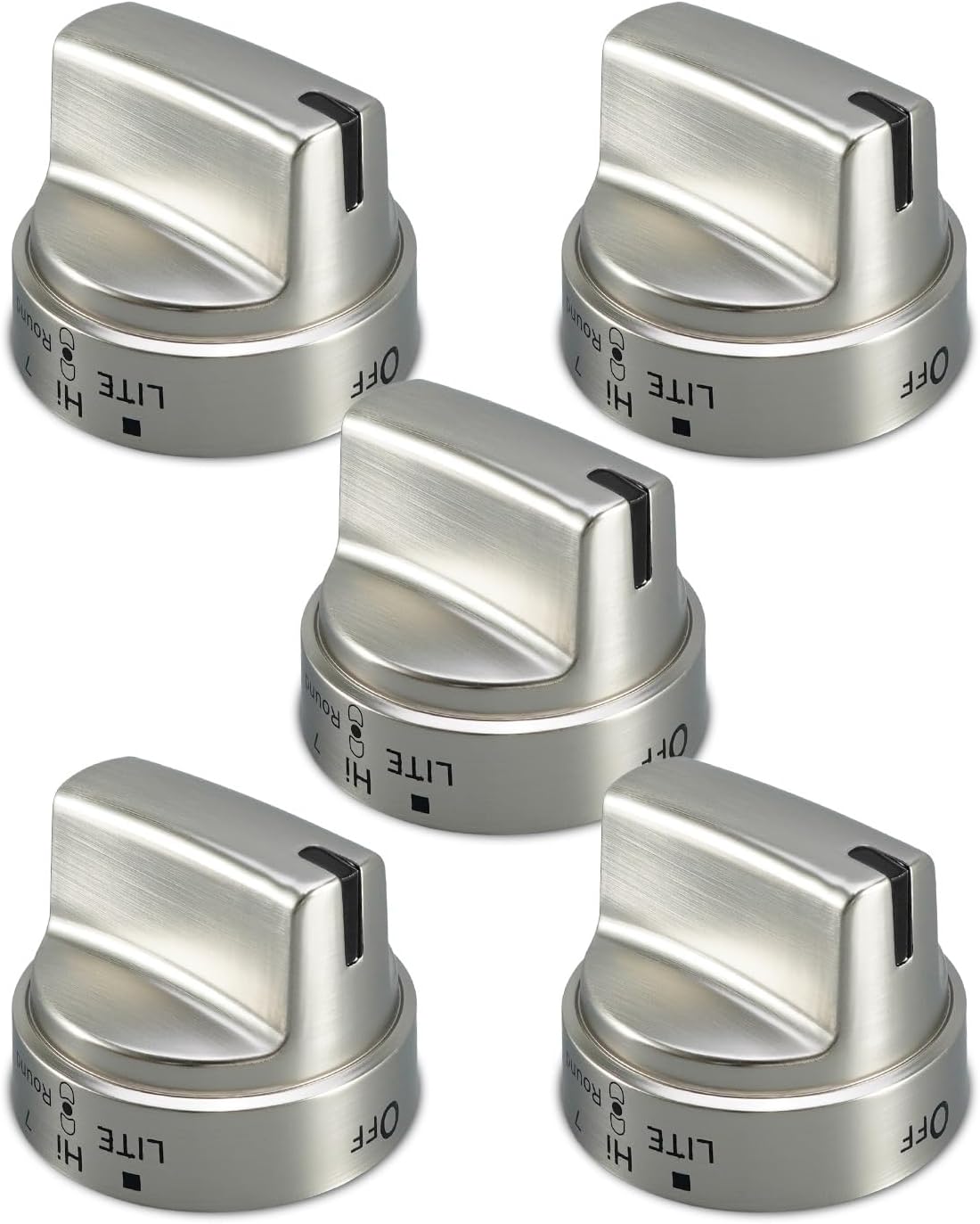 WB03X24988 Range Knob, WB03X24990 WB03X24991 Burner Control Knobs Compatible with GE Gas Stove P2B940SEJ1SS P2B940SEJ2SS P2B940SEJ3SS P2B940SEJ4SS P2B940SEJ7SS