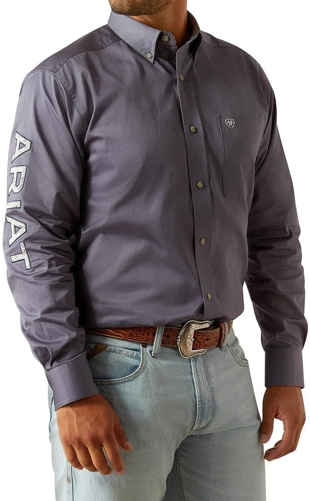 Ariat Mens Team Logo Twill Classic Fit Shirt
