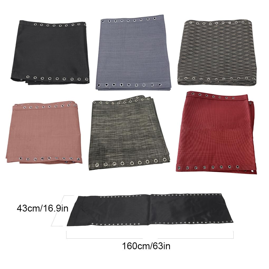 tuwiwol 2 Juegos de Cómoda Tela de Repuesto para Silla, Resistente y Duradera, fácil de cuidar, fácil de Instalar, Tela Hecha de Tela, Color Rojo Vino, 160 * 43cm, Vino Rojo 160 * 43cm, 2Conjunto — view 6