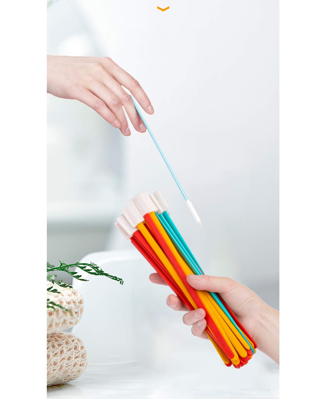 Hole Brush,Deep Detail Scrubber (50 pcs/set)…