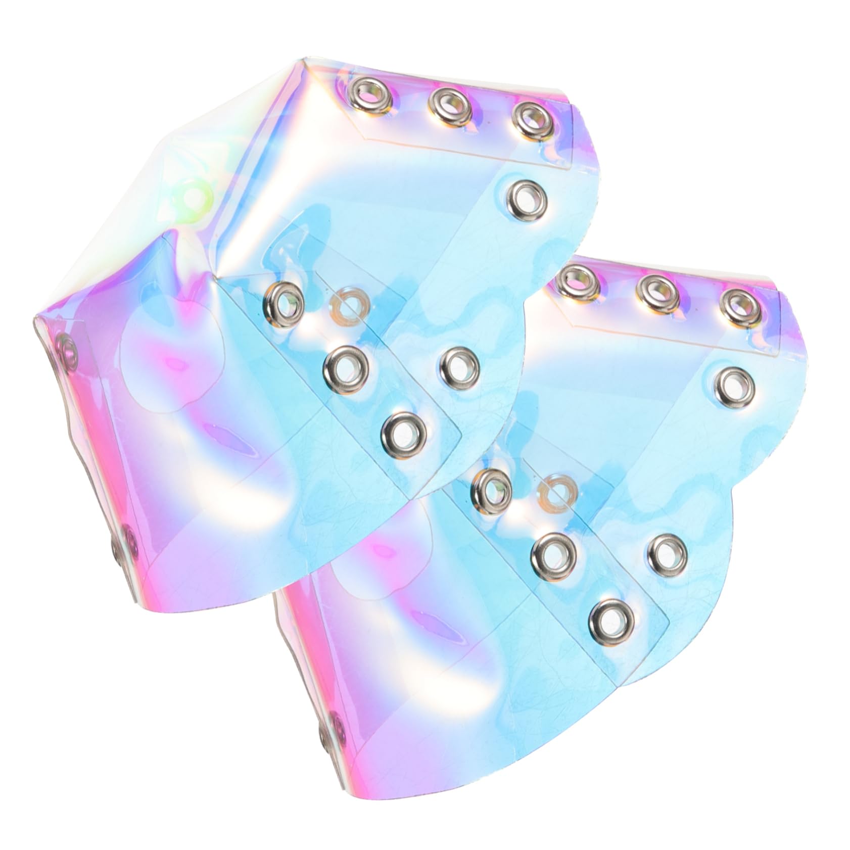 ibasenice Rollschuh Zehenschutzkappen PVC Bunte Kreative Schützer für Rollschuhe Langlebig und Leicht Schutz für Rollschuhe rutschfest und Einfach zu Verwenden