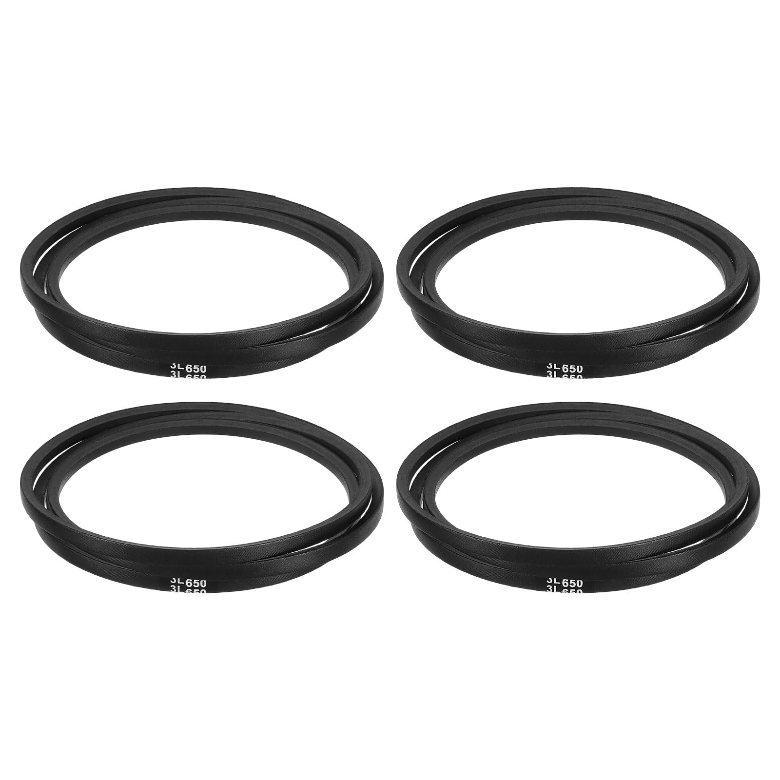 uxcell 3L240 Classic Wrapped Rubber V-Belt, 24"(610mm) Outside Circumference, 3L Profile V Belt 3/8" Width 7/32" Height — view 83