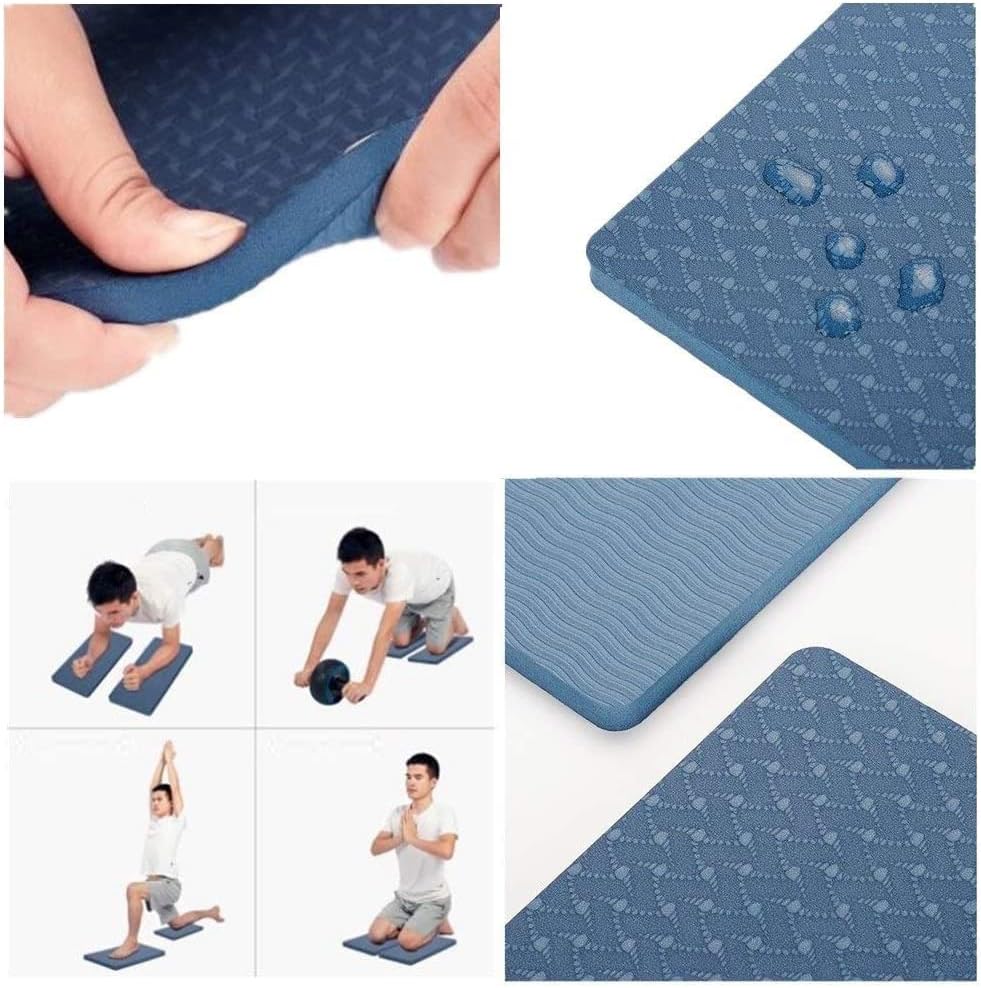 Miniatura 4 de Rodillera para ejercicio, 2 unidades, cómoda, antideslizante, para yoga, equilibrio deportivo, almohadilla de yoga extra acolchada, almohadilla de