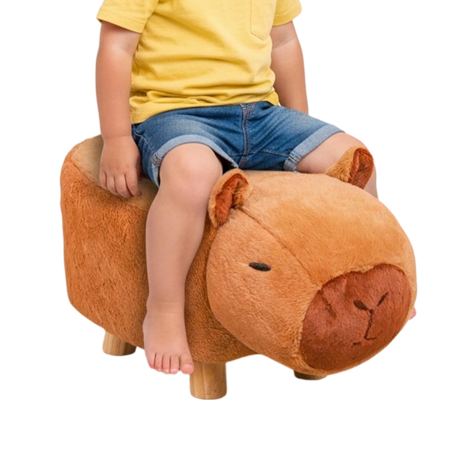 Chaise pivotante silencieuse capybara avec tabouret assis rotatif pour entrée