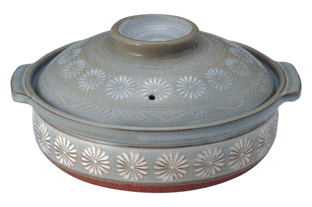 kbu3-593-60-713-10set 10個セット 萬古焼土鍋 切立刷毛目深鍋