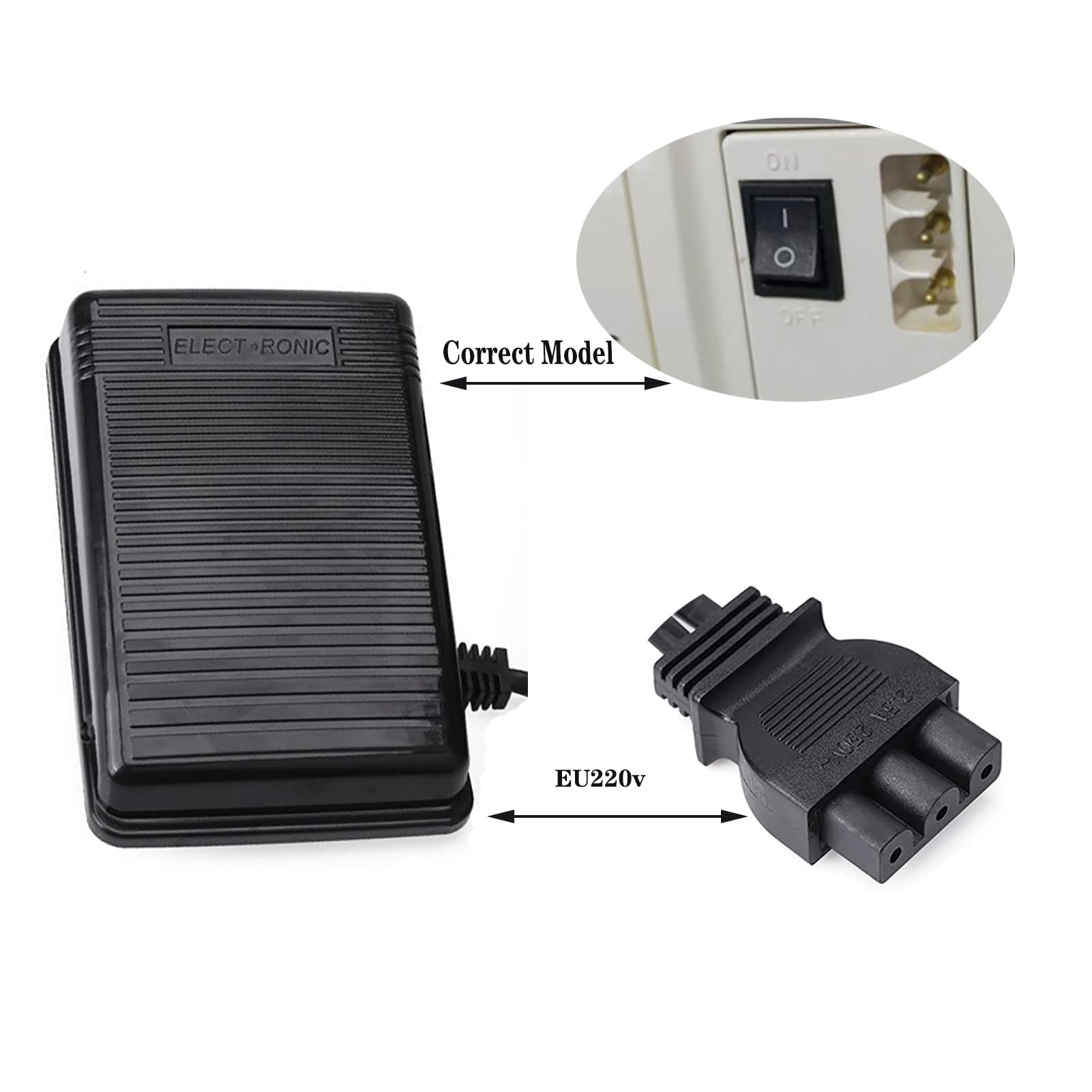 Pedale Controllo Macchina Per Cucire - Universale Per Singer E Altre Marche | Con Spina EU - Foto 9