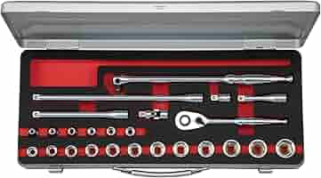 KTC TB303 ソケットレンチセット Amazon | 京都機械工具(KTC)9.5sq.[25点組]ソケットレンチセット