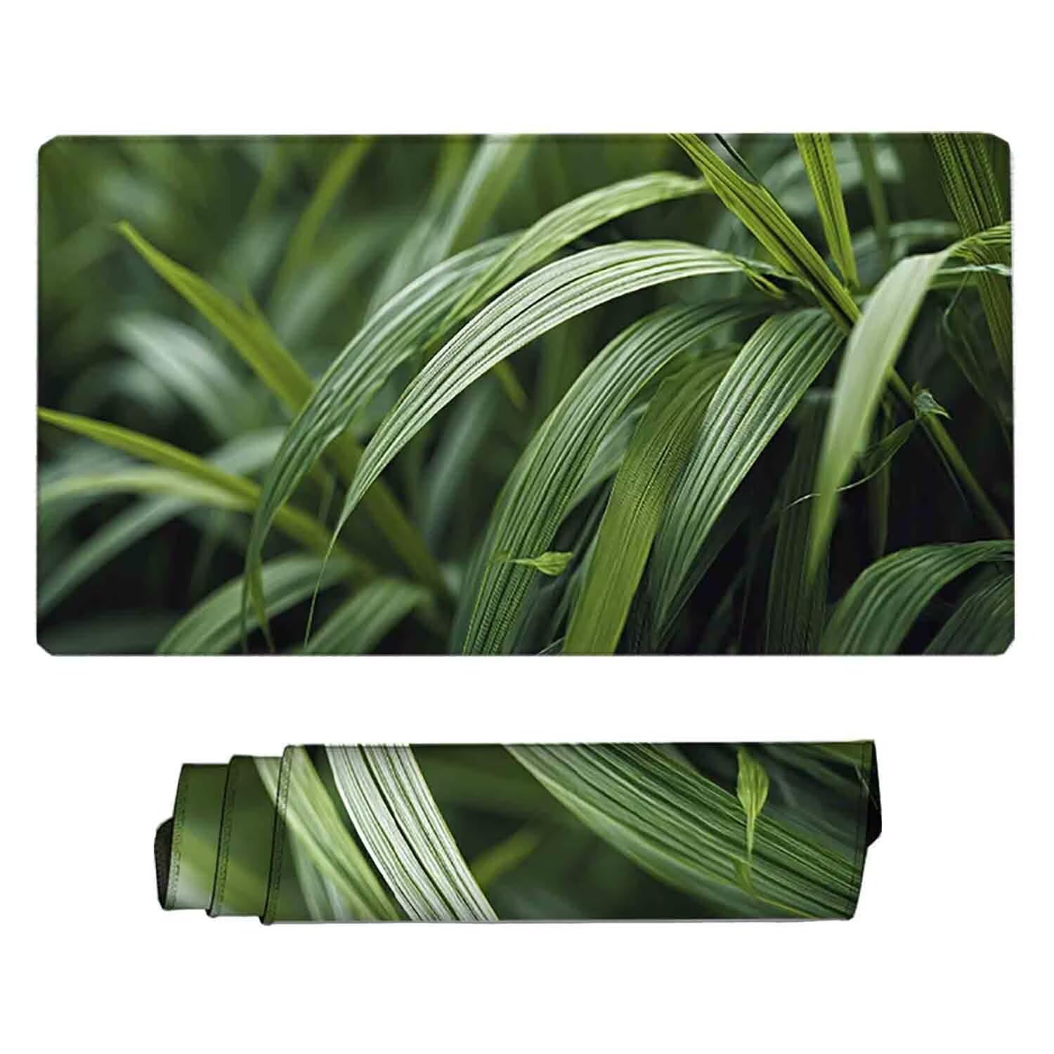 Podkładka pod mysz zielona podkładka pod mysz XXL 1200 x 600 mm podkładka pod mysz z przeszytymi krawędziami i gumową podstawą antypoślizgowa podkładka pod mysz XXL do komputera, laptopa, akcesoria