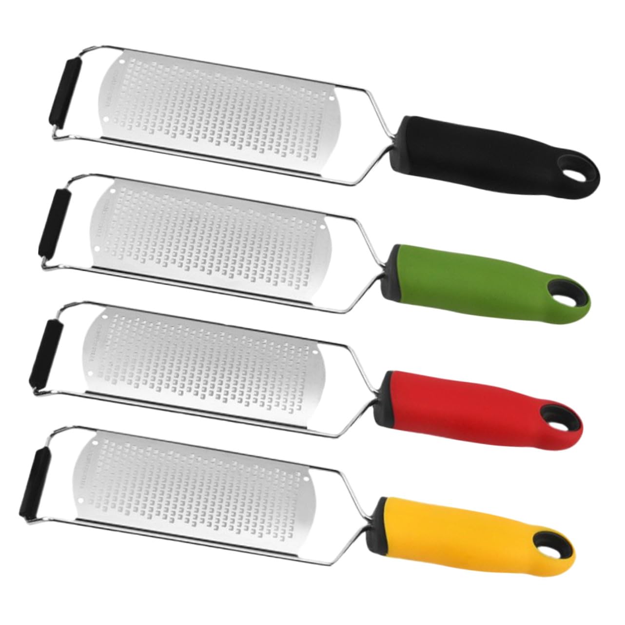 Râpes à fromage et zesteur en acier inoxydable : lot de 4 outils