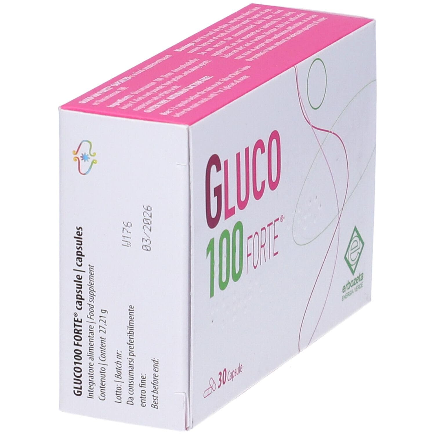 GLUCO 100 FORTE 30CPS