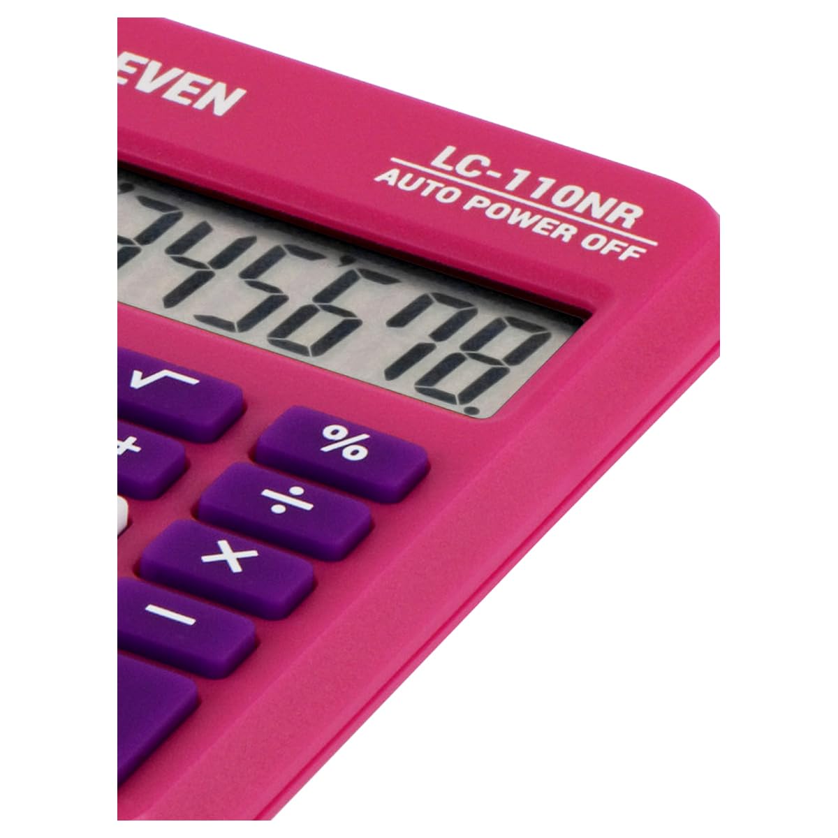 Calculadora de Bolsillo Eleven LC110NR-PK - Pantalla de 8 dígitos, Funciones matemáticas y financieras, Memoria de 3 Teclas, compacta y Duradera, la Herramienta Ideal para cálculos rápidos en la