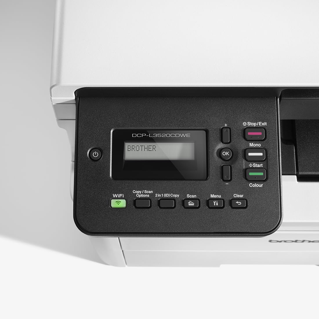 Brother DCP-L3520CDWE - Kompaktes 3-in-1 Farb-LED Multifunktionsgerät mit WLAN