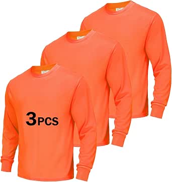 High-Visibility Quick-Dry Long-Sleeve Safety Shirt