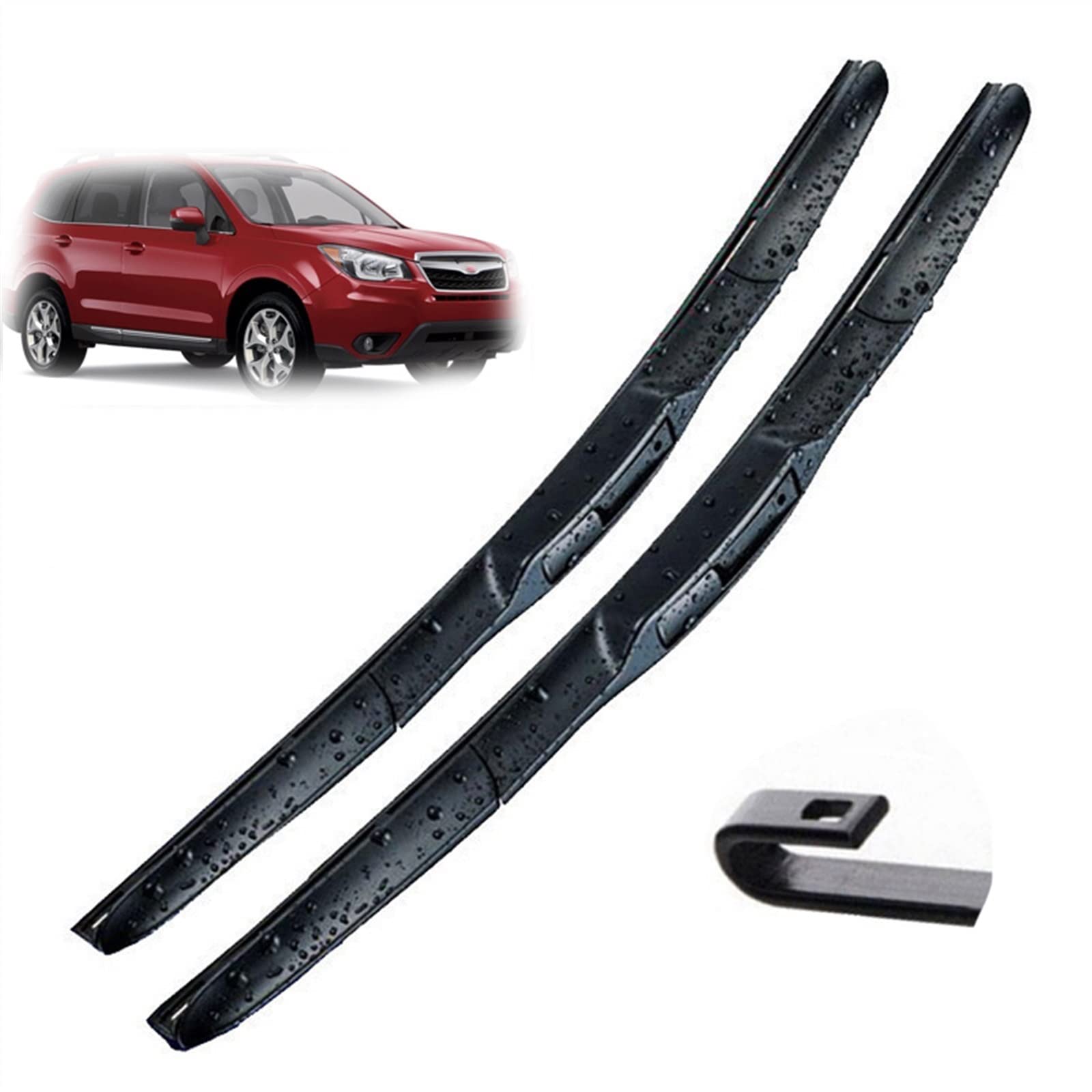 Balais d'essuie-glace hybrides silencieux pour Subaru Forester 2012-2018