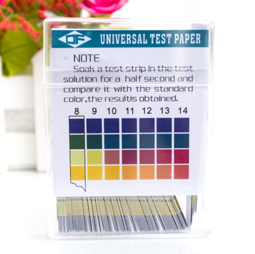 100 PH Teststreifen 0-14 - Schnelltest Für Urin, Aquarium & Labor - Vierfarben Lackmuspapier
