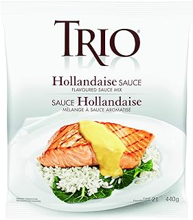 TRIO Hollandaise Sauce, Easy 3 Step Preparation, Powder Sauce Mix, 440g