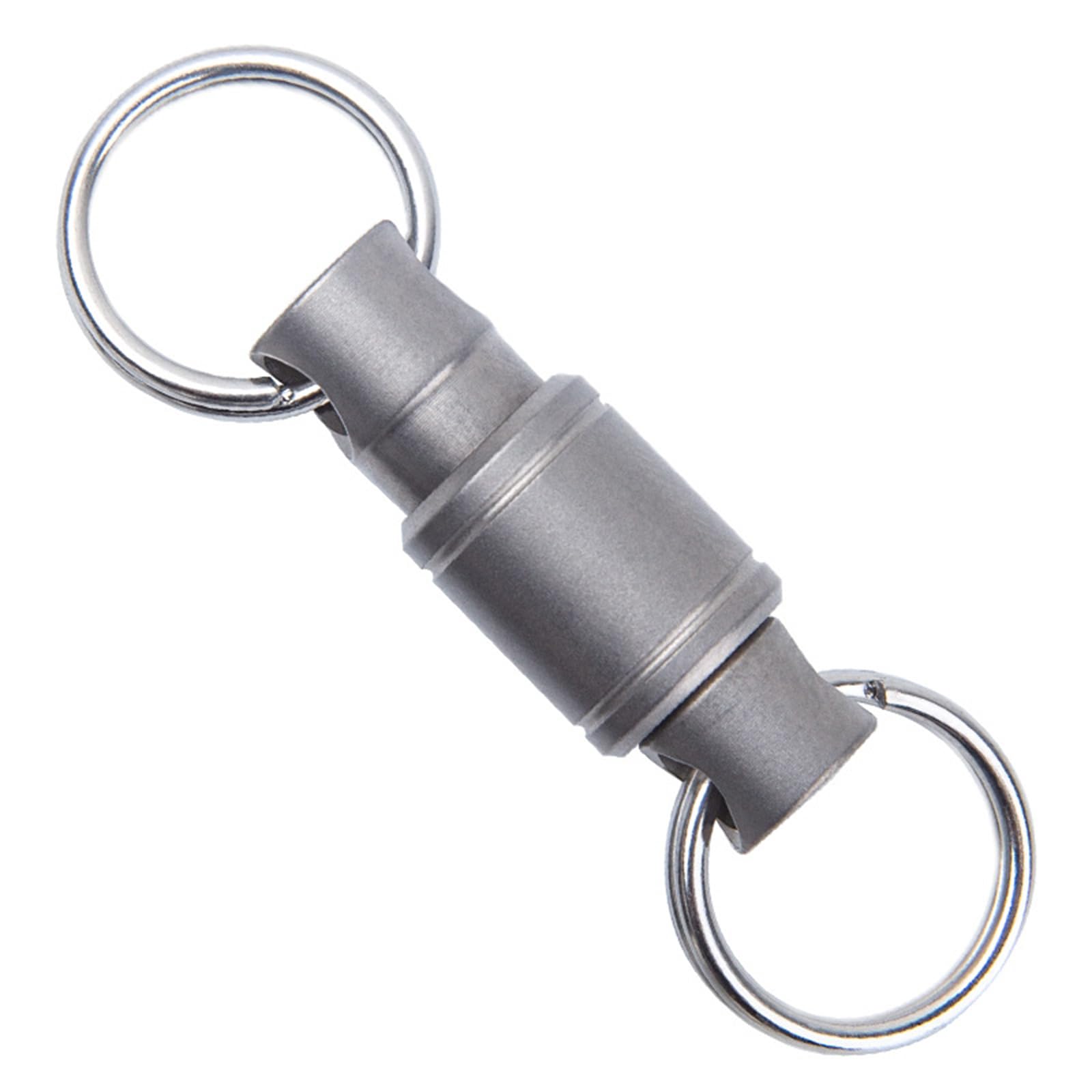 Metal Keyring with 360 Degree Rotations Detachable Carabiner Clip for Secure Organization Rotating Keyschain