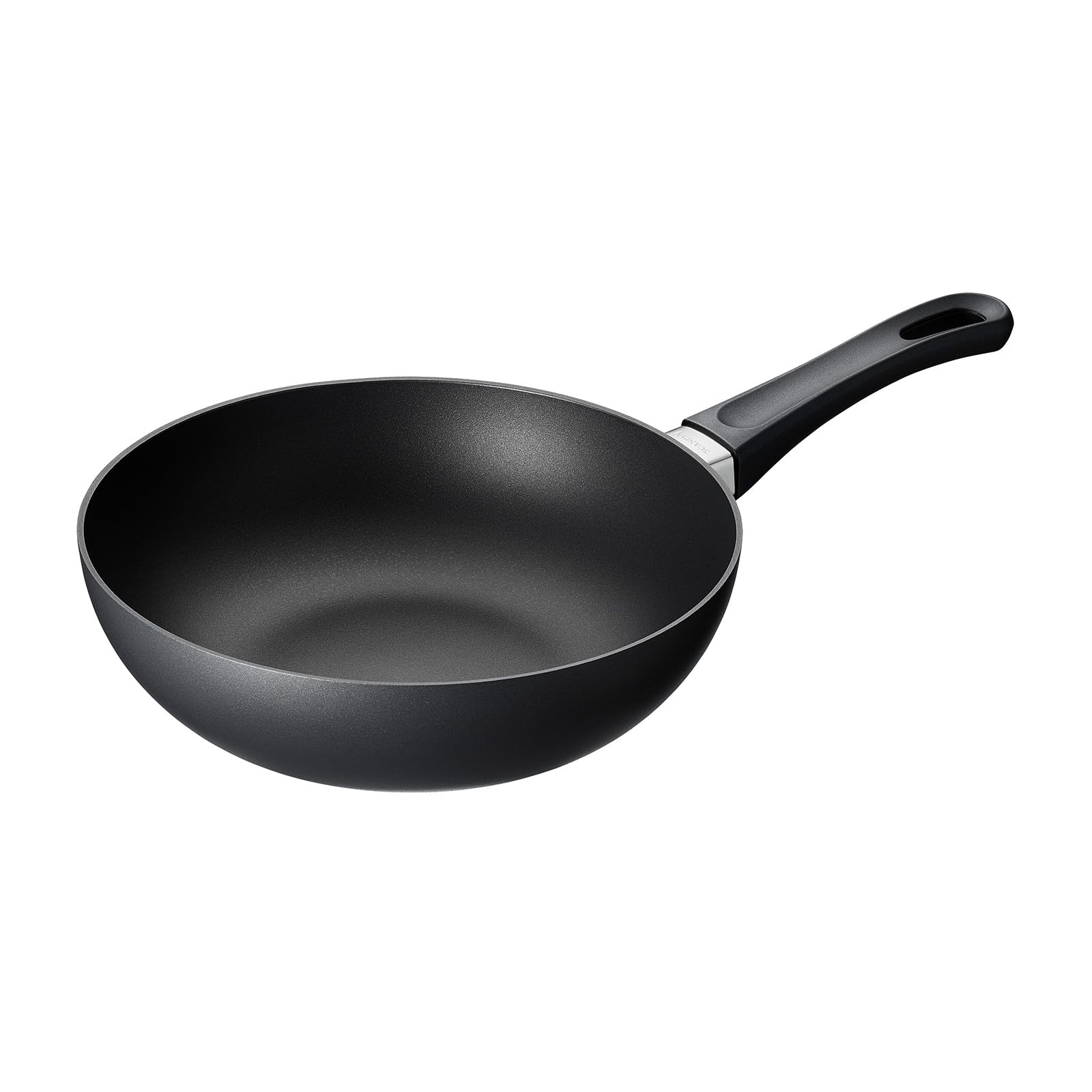 Scanpan Classic 9 1/2 inch Nonstick Stir Fry Pan – Compatible with Gas and Electric Stovetops, Metal Utensil Safe, Oven Safe to 500°F, Dishwasher Safe, Black, 2435120