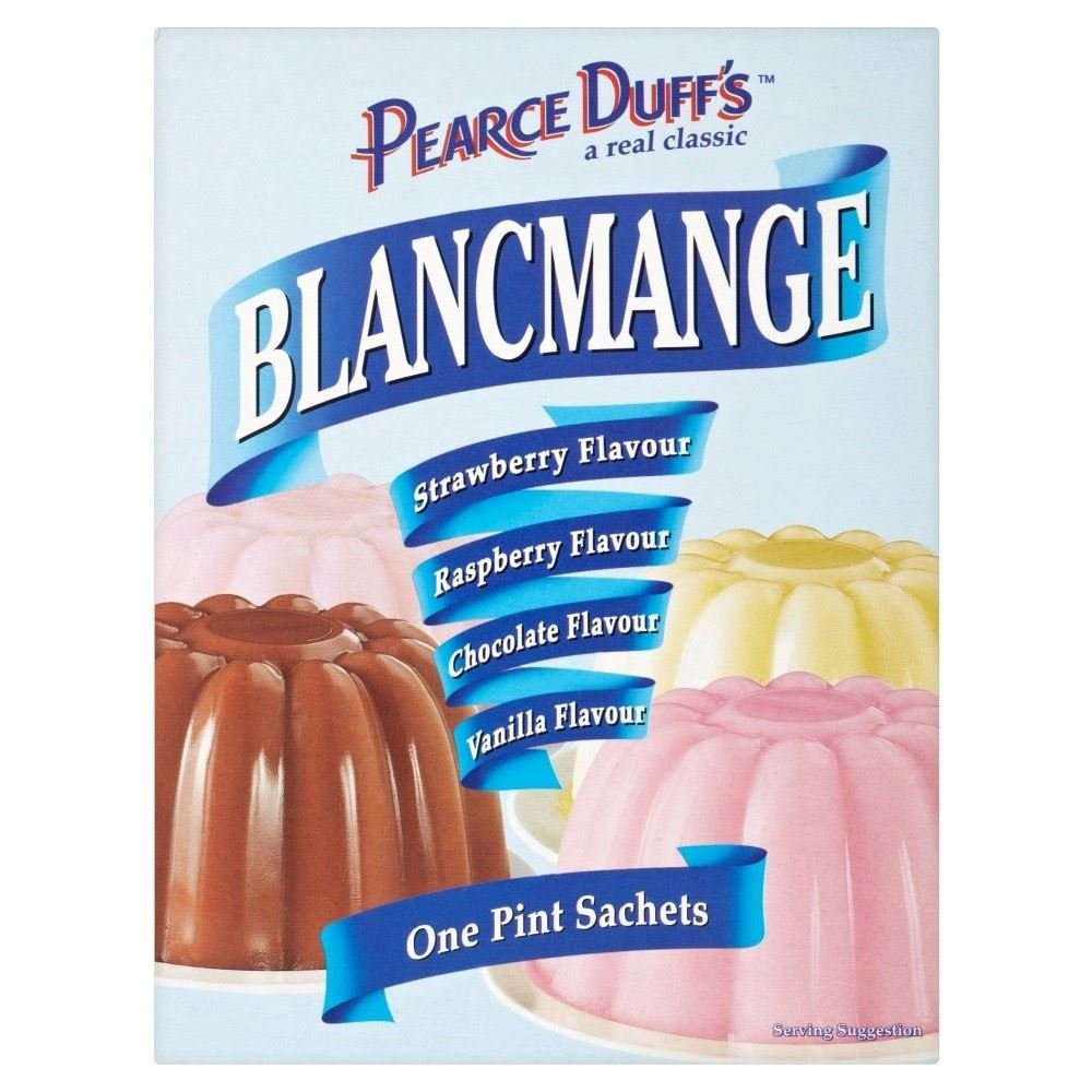 Pearce Duff's Blancmange Strawberry, Raspberry, Chocolate & Vanilla (4 per pack - 146g)