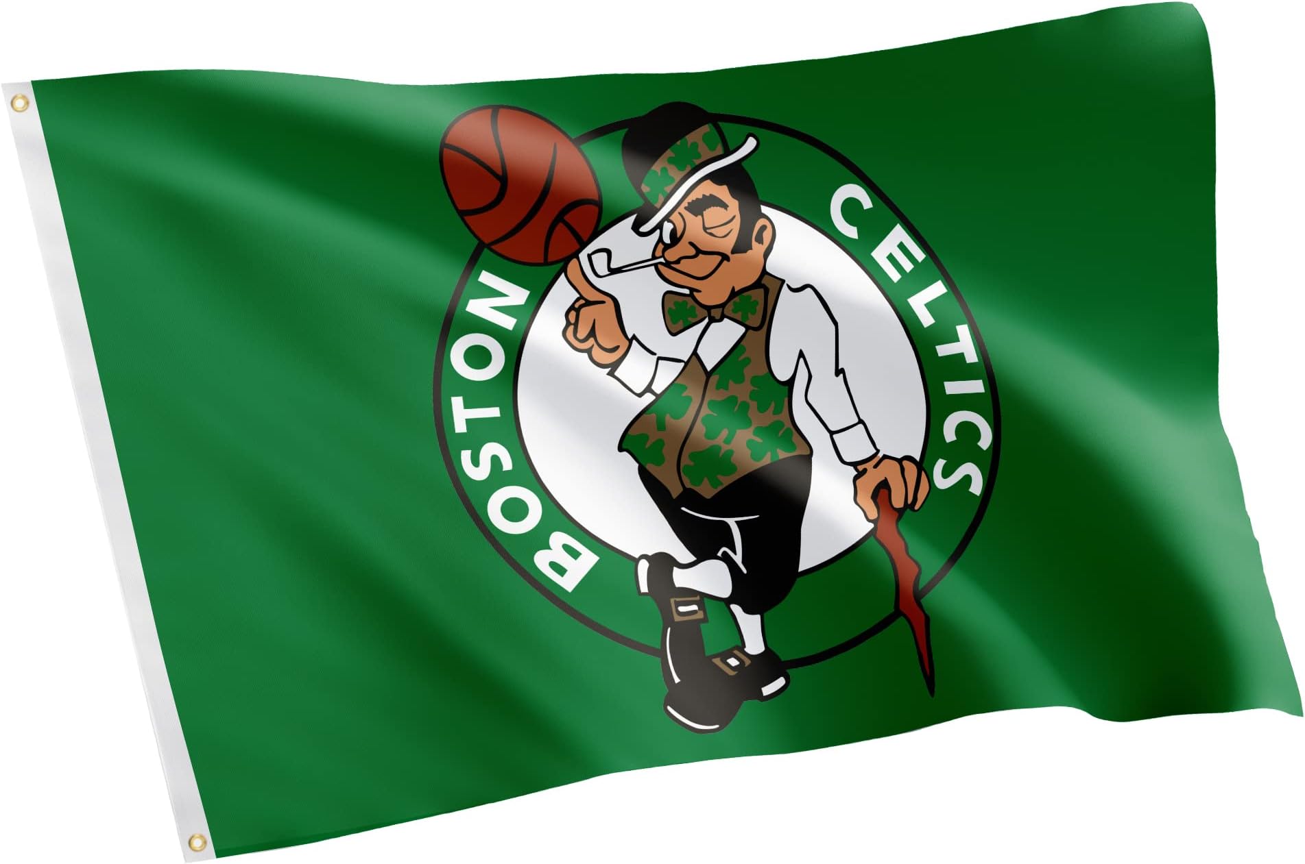 Boston Celtics Flag NBA 100% Polyester Indoor Outdoor 3x5 feet National Basketball Association Team Flags (Flag #1)
