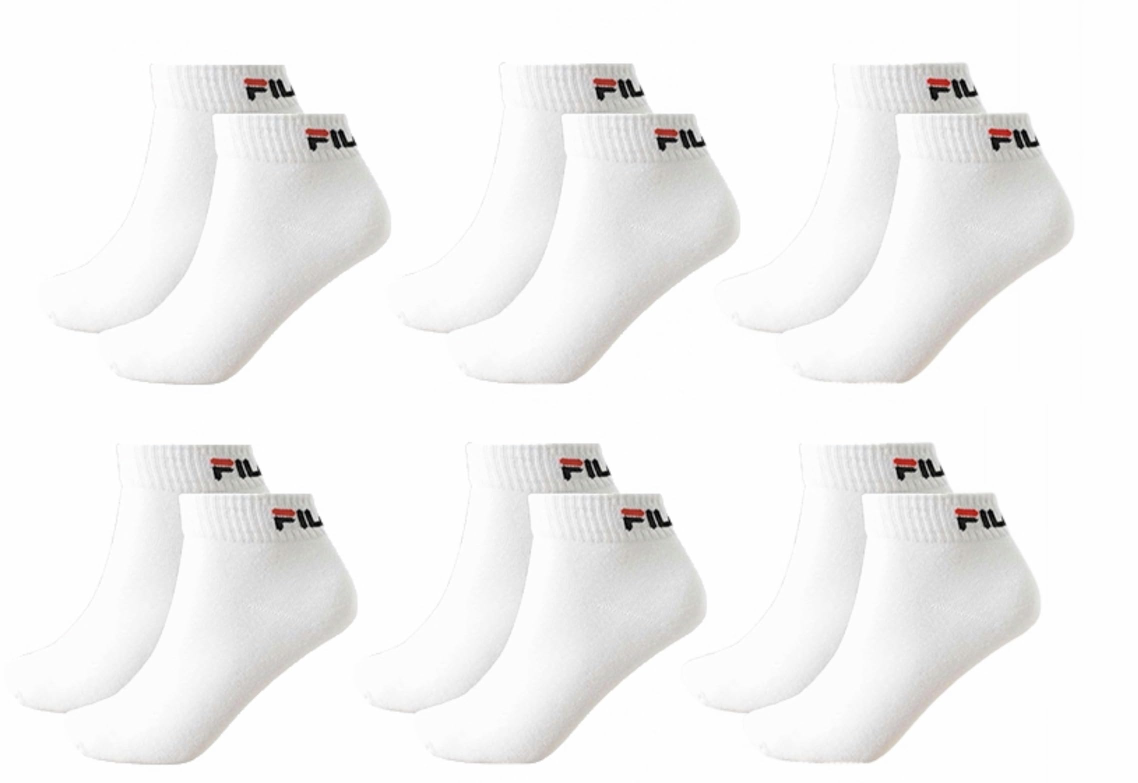 FILA skarpety sportowe Mężczyźni Fi/Am/Lowx6 (6 w zestawie)