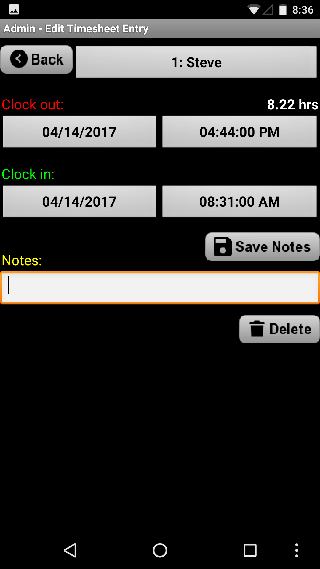 Employee Time ClockAmazon.caAppstore for Android