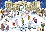 Alison Gardiner 'Christmas Ice Skating' Large Traditional Advent Calendar